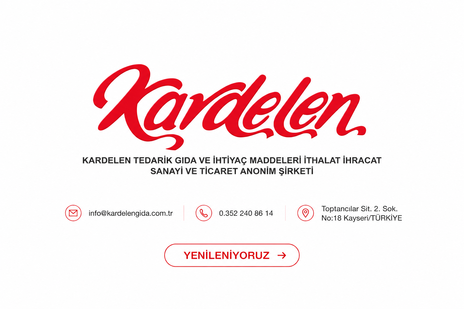 KARDELEN GIDA intro